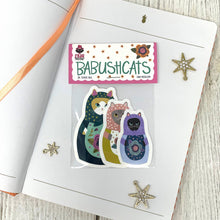 Load image into Gallery viewer, Babushcats Sticker Pack
