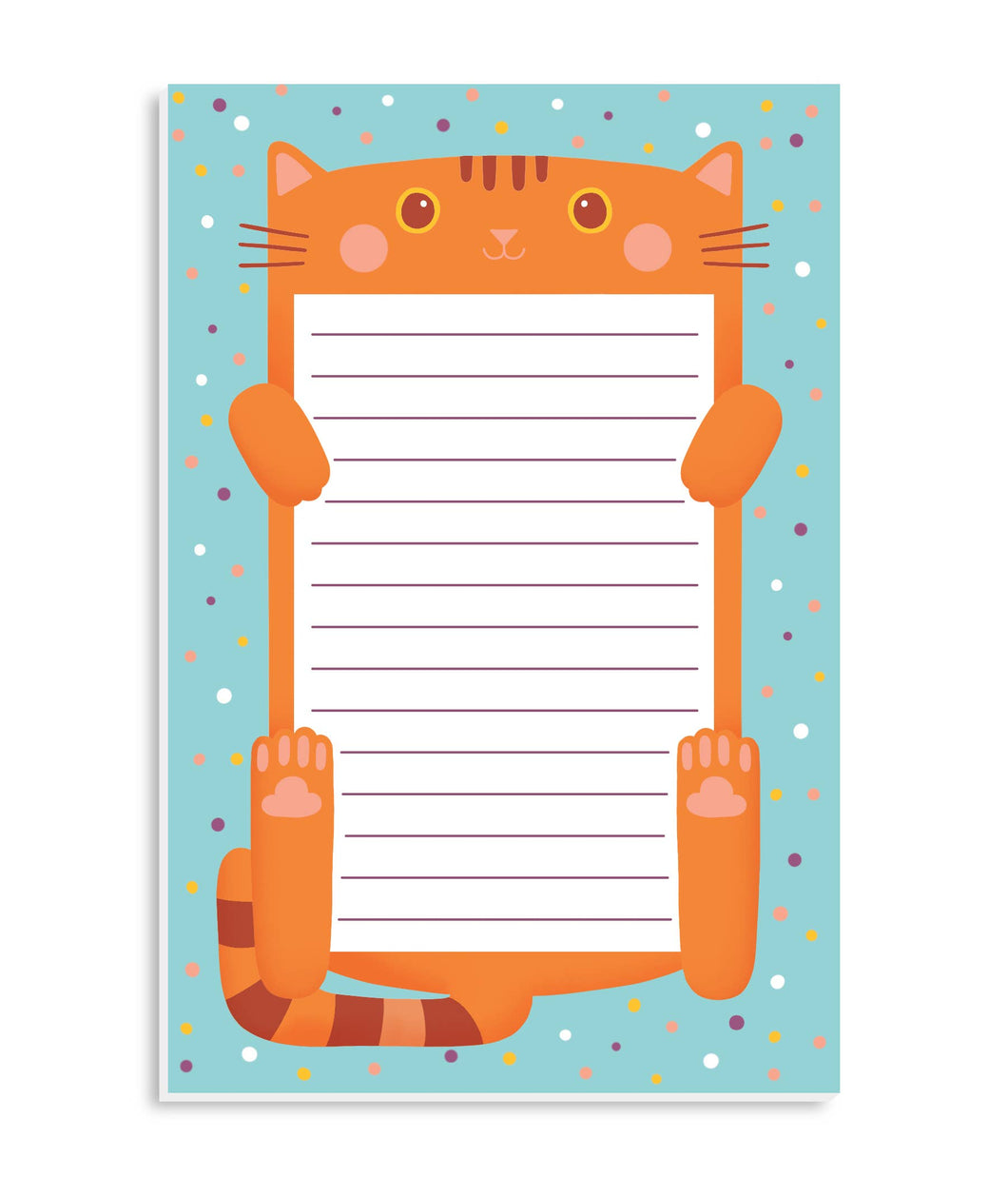 Orange Cat Notepad