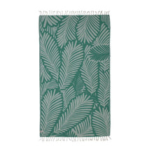 Load image into Gallery viewer, Jungle Turkish Peshtemal Pure Cotton Beach Towel 38&quot;x70&quot;
